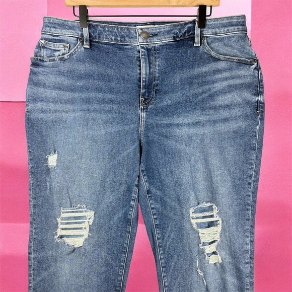 Lane Bryant Flex Magic Waistband Signature Fit Mid-Rise Boyfriend Sz 16 Jeans - Picture 2 of 13